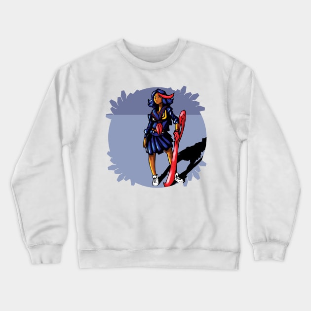 Ryuko Crewneck Sweatshirt by BaconBabyArt